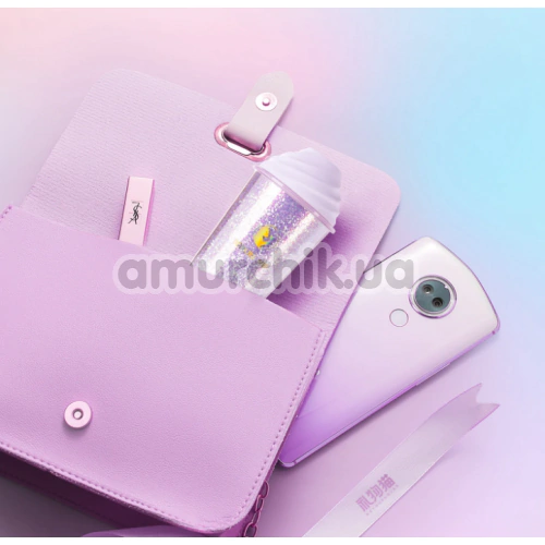 Симулятор орального секса для женщин с вибрацией и подогревом BeYourLover Magic Joy Cup, сиреневый