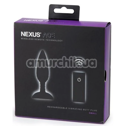 Анальна пробка з вібрацією Nexus Ace Small, чорна