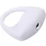 Виброкольцо Lit-Up Silicone Stimu-Ring 8, белое - Фото №2