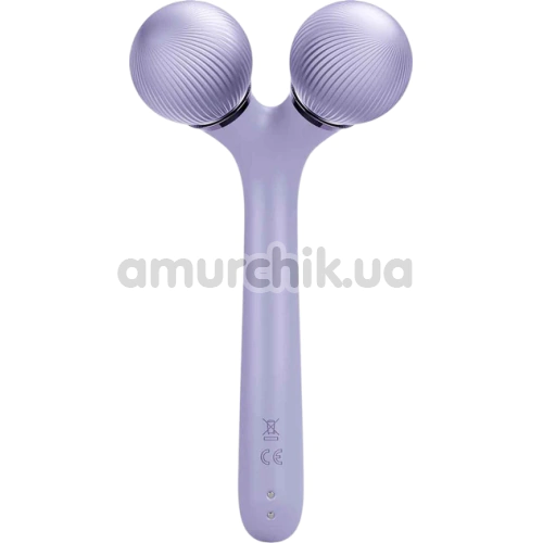 Ультразвуковий масажер Geske Sonic Facial & Body Roller 4 in 1, бузковий