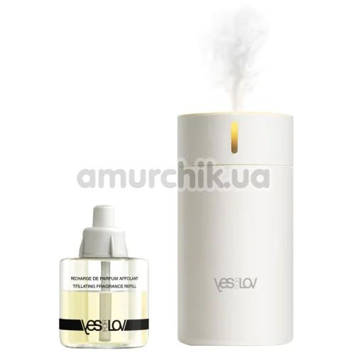 Аромадиффузор YESforLOV LOV'space Fragrance Diffuser + рефил Titillating Fragrance Refill, белый
