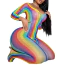 Комбинезон Star Night Sexy Rainbow Fishnet Bodystocking, разноцветный - Фото №5