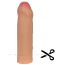 Насадка на пеніс Revolutionary Silicone Nature Extender 1 LV4211, тілесна - Фото №3