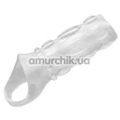 Насадка на пенис Size Matters Clear Sensations Enhancer Sex Sleeve, прозрачная - Фото №1