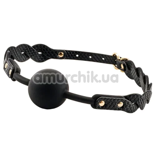 Кляп Guilty Pleasure Moonlight Braided Mouthgag, чорний - Фото №1