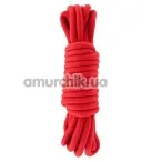 Веревка sLash Bondage Rope Red 5м, красная - Фото №1
