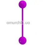 Вагінальні кульки Pretty Love Kegel Ball III, фіолетові - Фото №1