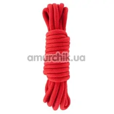 Веревка sLash Bondage Rope Red 5м, красная - Фото №1