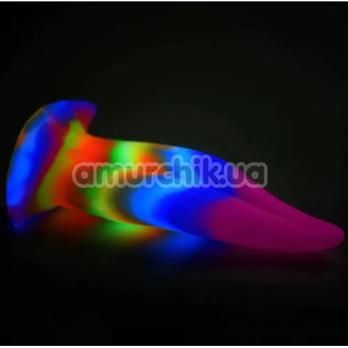 Фаллоимитатор Creature Cocks Unicorn Kiss Glow-In-The-Dark, разноцветный