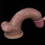 Фаллоимитатор Dual-Layered Silicone Nature Cock LV411053, коричневый - Фото №3