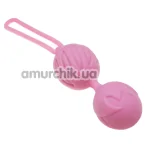 Вагинальные шарики Adrien Lastic Geisha Lastic Balls L, светло-розовые - Фото №1