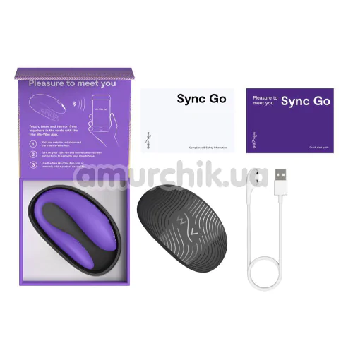 Вібратор We-Vibe Sync Go (ві вайб сінк гоу фіолетовий)
