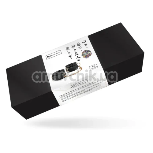 Фіксатори для рук Liebe Seele Black Organosilicon Wrist Cuffs, чорні