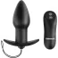 Анальна пробка з вібрацією Anal Fantasy Collection Remote Control Silicone Plug, чорна - Фото №1
