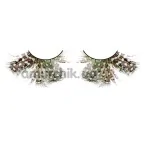 Ресницы Brown-Green Feather Eyelashes (модель 643) - Фото №1