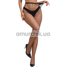 Колготки Star Night Fishnet Pantyhose Large Mesh, черные - Фото №1