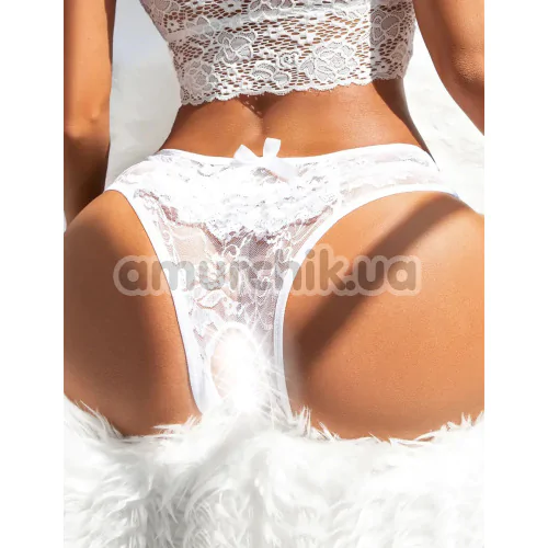 Трусики Star Night Lace Open Panties, белые