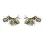 Вії Brown-Green Feather Eyelashes (модель 643) - Фото №1