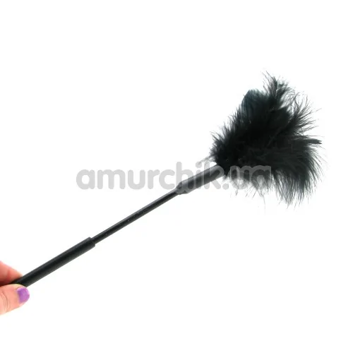 Перышко для ласк Sex & Mischief Feather Tickler, черное