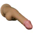 Фаллоимитатор Dual-Layered Silicone Nature Cock LV411031, телесный - Фото №8