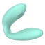Вибратор с пульсацией Odeco Every Night Toys Licking Vibrator 2212, бирюзовый - Фото №2