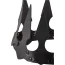 Корона Leg Avenue Faux Leather Spiked Crown, чорна - Фото №3