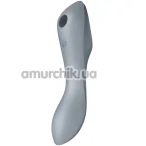 Симулятор орального секса для женщин с вибрацией Satisfyer Curvy Trinity 3, серый - Фото №1