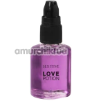 Гель для орального секса с согревающим эффектом Sexitive Love Potion Hot Kisses - сахарная вата, 30 мл - Фото №1