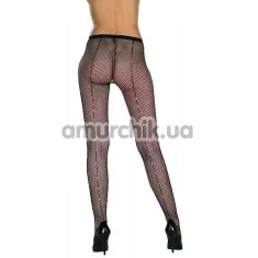 Колготки Tights W.Diamond On Back Seam Fish, черные - Фото №1