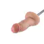 Фалоімітатор-насадка Hismith Hyper Realistic Silicone Dildo, тілесний - Фото №7