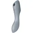 Симулятор орального сексу для жінок з вібрацією Satisfyer Curvy Trinity 3, сірий - Фото №1