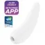 Симулятор орального сексу для жінок Satisfyer Curvy 2+, білий - Фото №3