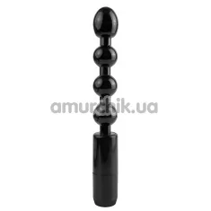 Анальный вибратор Anal Fantasy Collection Power Beads, черный - Фото №1