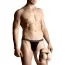 Трусы-стринги мужские Mens thongs черные (модель 4496)