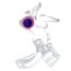 Эрекционное кольцо c вибрацией Boss Series EasyLove Vibro Cock Ring Tongue, прозрачное - Фото №3