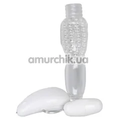 Мастурбатор Vibro Touch Masturbator, прозрачный - Фото №1