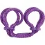 Фіксатори для рук Japanese Silk Love Rope Wrist Cuffs, фіолетові - Фото №1