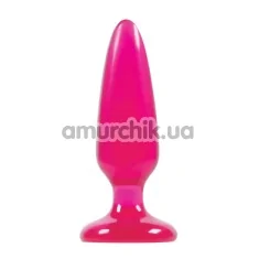 Анальна пробка Jelly Rancher Pleasure Plug Small, рожева - Фото №1