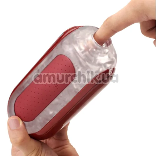Мастурбатор с подогревом Tenga Flip Zero, красный