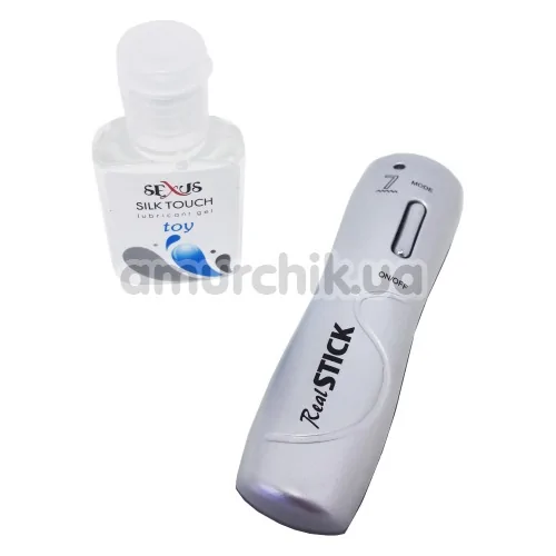 Вібратор Real Stick Vibro №121, тілесний