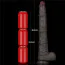 Фаллоимитатор Dual-Layered Silicone Nature Cock LV411312, коричневый - Фото №13