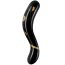Фалоімітатор Secret Kisses 7 Handblow Double Ended Dildo, чорний - Фото №1