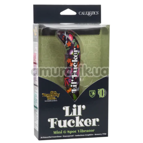 Вибратор для точки G Naughty Bits Lil'Fucker, радужный