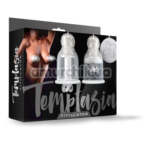 Вибратор для груди Temptasia Titillator, прозрачный