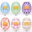 Набор из 6 мастурбаторов Tenga Egg Wonder Package - Фото №2