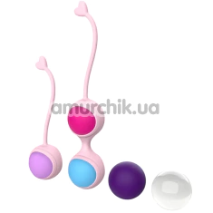 Набір вагінальних кульок Odeco Every Night Toys Kegel Balls YAI-010K1, різнокольоровий - Фото №1