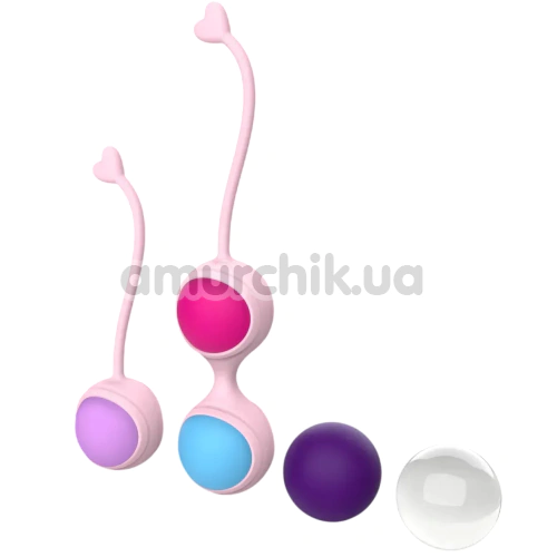 Набор вагинальных шариков Odeco Every Night Toys Kegel Balls YAI-010K1, разноцветный - Фото №1
