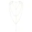 Прикраса для тіла Bijoux Indiscrets The Magnifique Collection Back and Cleavage Chain, золота - Фото №1