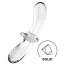 Фаллоимитатор Satisfyer Double Crystal, прозрачный - Фото №8