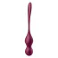 Вагинальные шарики с вибрацией Satisfyer Love Birds Vary, бордовые - Фото №2